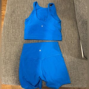 Lululemon Blue Sports Set